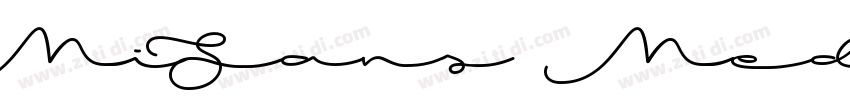 MiSans Medium (正文)字体转换